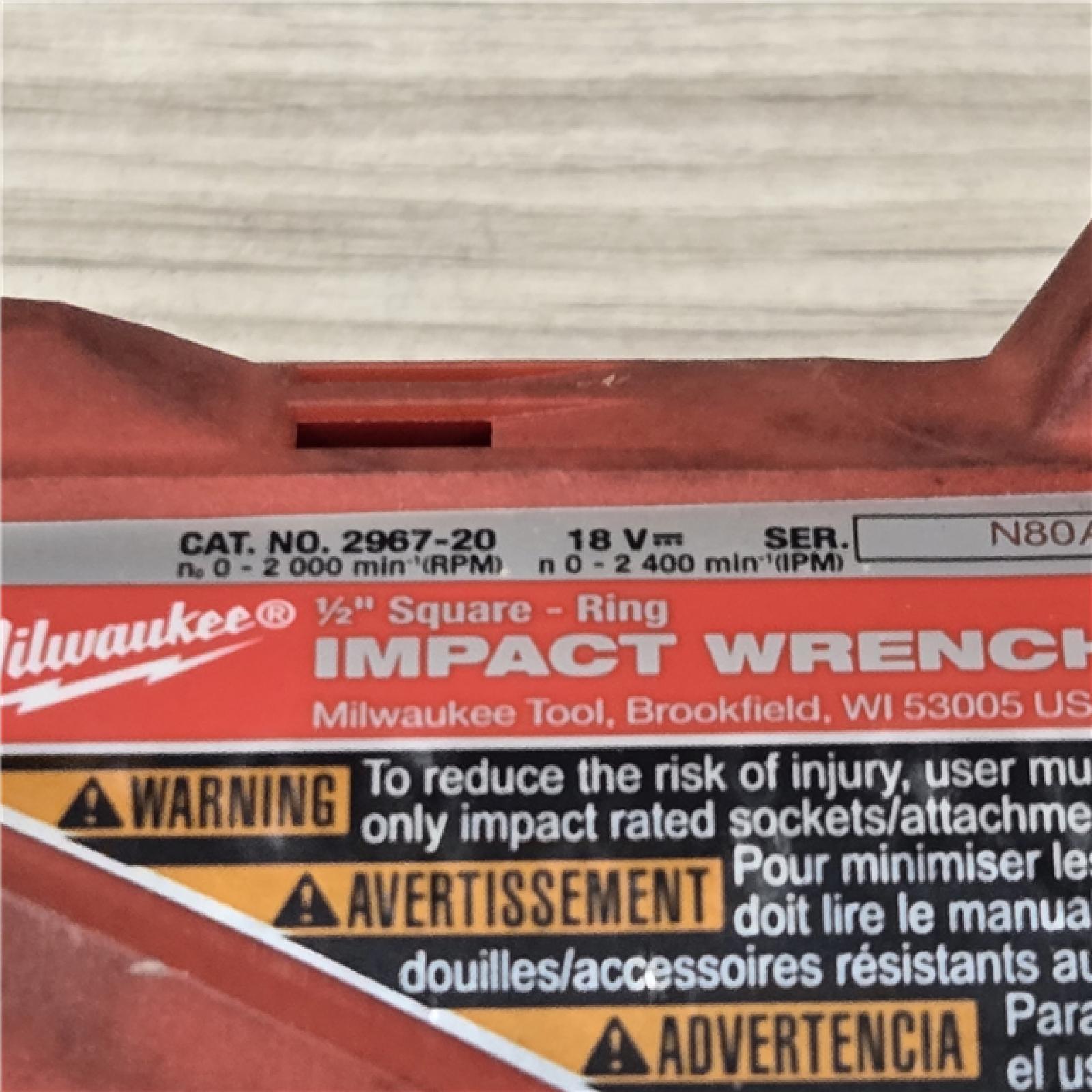 AS-IS Milwaukee M18 FUEL 18V Cordless 1/2 in. Impact Wrench (Tool-Only)