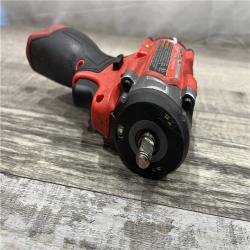 AS-IS Milwaukee FUEL 12V Lithium-Ion Brushless Cordless Stubby 3/8 in. Impact Wrench (Tool-Only)