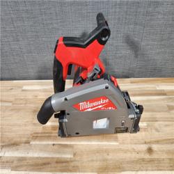 HOUSTON LOCATION - AS-IS Milwaukee  FUEL 18V Lithium-Ion Cordless Brushless 6-1/2 in. Plunge Cut Track Saw (Tool-Only)
