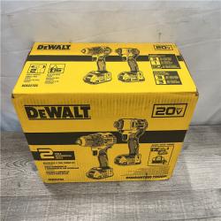 NEW - DEWALT 20V MAX Brushless 1/2 in. Drill Driver & 1/4 in. Impact Driver Kit