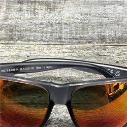 AS-IS MAUI JIM PAILOLO-Matte Grey\Hawaii Lava Lens
