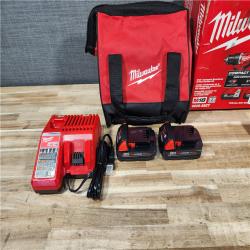 HOUSTON LOCATION - AS-IS Milwaukee M18 18V Lithium-Ion Brushless Cordless Compact Drill/Impact Combo Kit