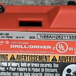 AS-IS Milwaukee 18V Lithium-Ion Brushless Cordless Compact Drill/Impact Combo Kit