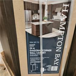 Phoenix Location Hampton Bay Shaker Assembled Wall Kitchen Cabinet in Brindle Pallet (6 Cabinets)