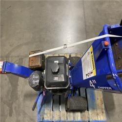 Dallas Location - As-Is BLUEBIRD 4 in. 13 HP Gas Powered Commercial Chipper