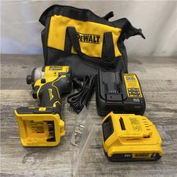 AS-IS DEWALT Atomic 20V Max Lithium-Ion Brushless Cordless Compact 1/4 in. Impact Driver Kit