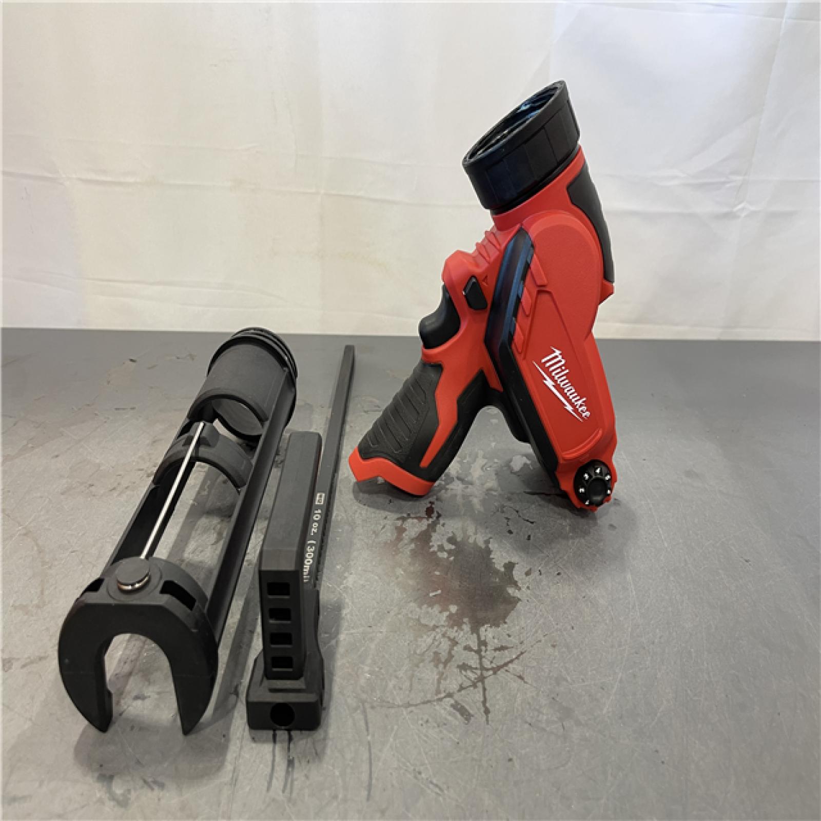 AS-IS - Milwaukee M12 12V Lithium-Ion Cordless 10 oz. Adhesive and Caulk Gun