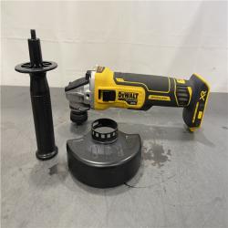 AS-IS - DeWalt 20V MAX XR Cordless Brushless 4.5 in. Slide Switch Small Angle Grinder with Kickback Brake