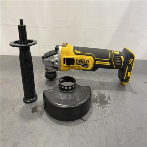 AS-IS - DeWalt 20V MAX XR Cordless Brushless 4.5 in. Slide Switch Small Angle Grinder with Kickback Brake