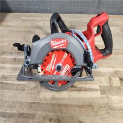 HOUSTON LOCATION - AS-IS MILWAUKEE 7-1/4 REAR HANDLE CIRCULAR SAW (TOOL ONLY)