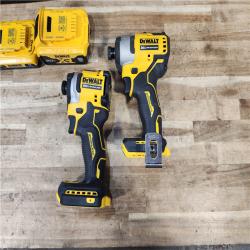 HOUSTON LOCATION - AS - IS Milwaukee 2 Tool Combo Kit W/ (2) Battery & (2) Charger