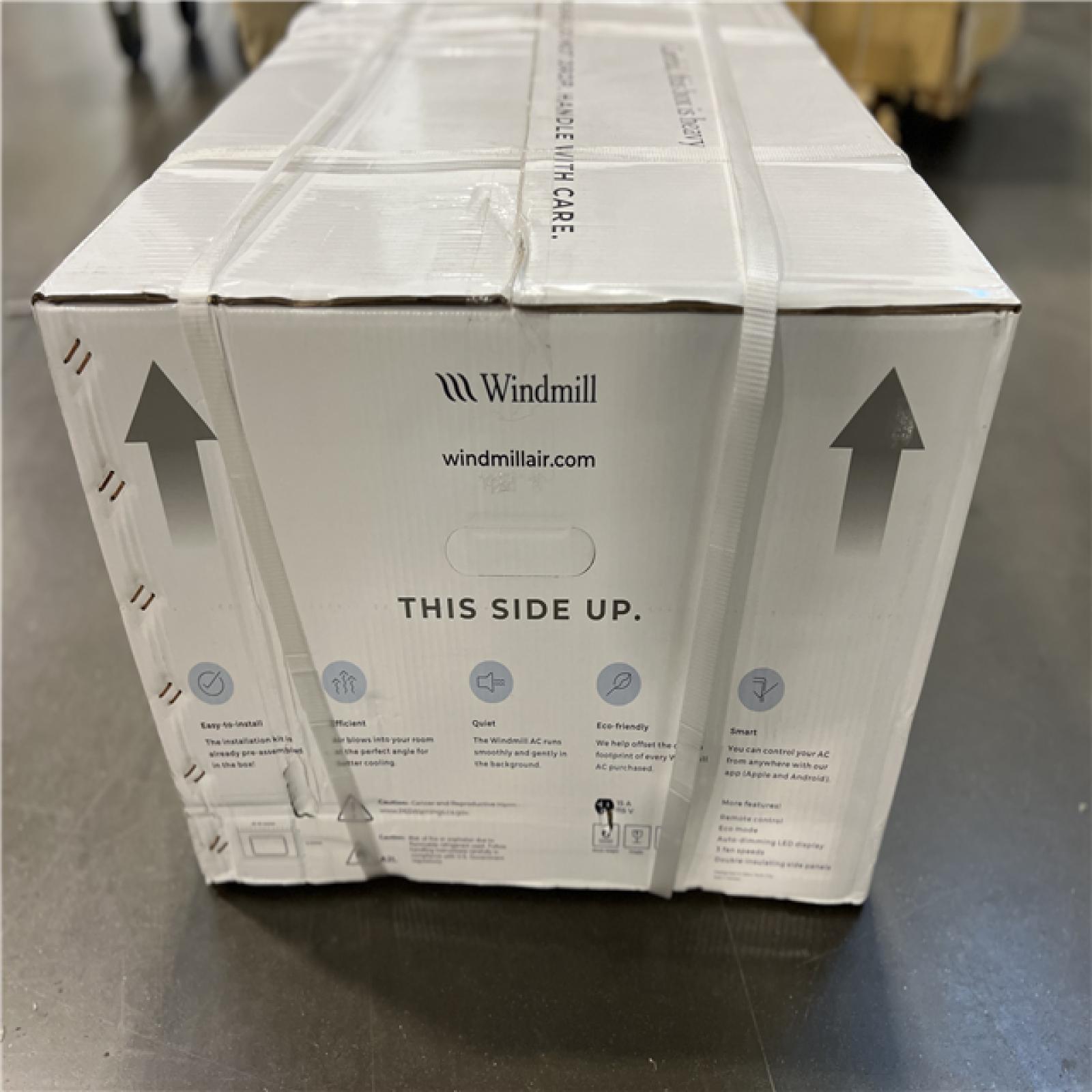 NEW! - Windmill 8,000 BTU 115-Volts QUIET Smart Inverter Window Air Conditioner, Wi-Fi/Remote, #1 Install, up to 350 sq ft. Energy Star