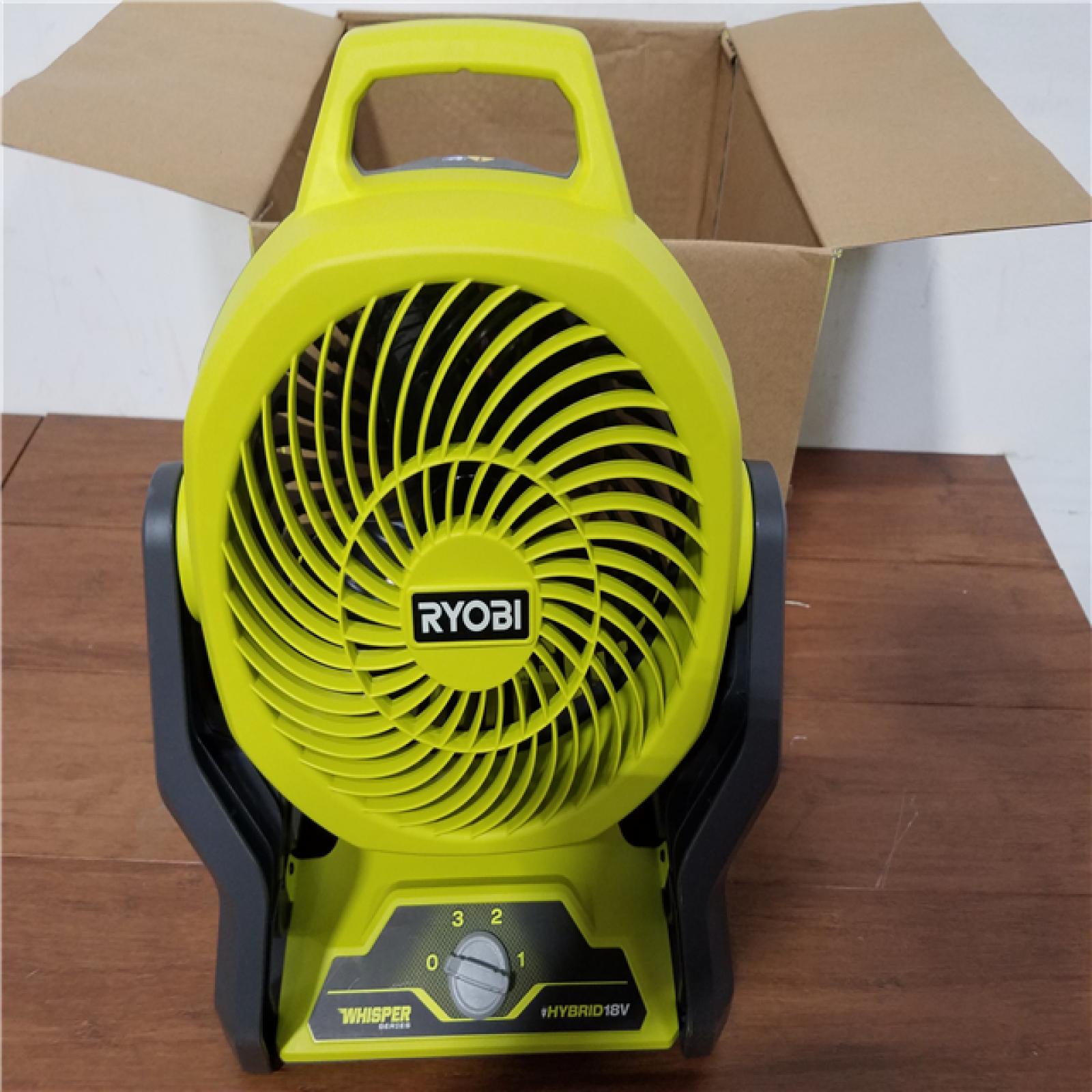 California NEW Ryobi Plus+ 18V Hybrid 7.5 Fan (Tool Only)