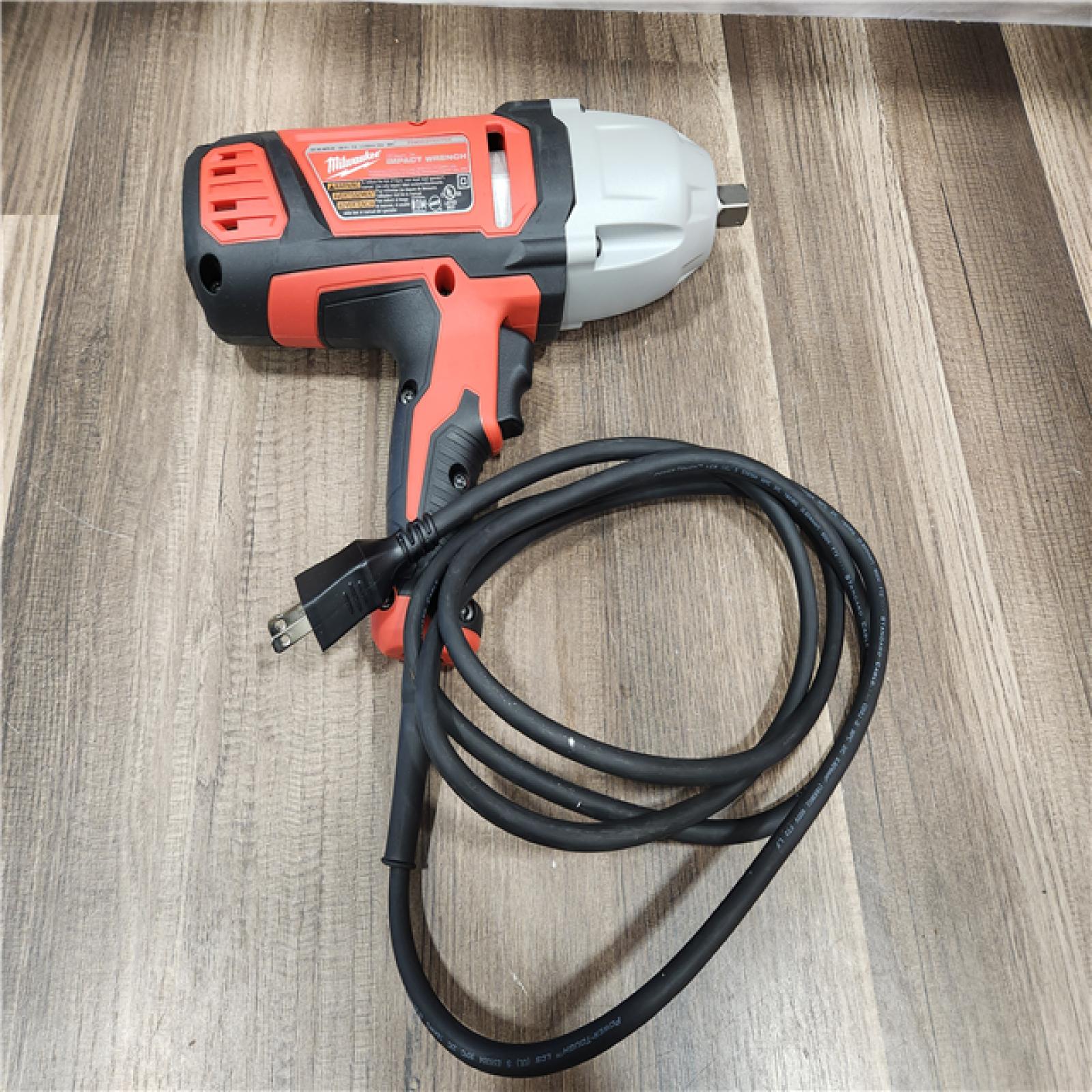 AS-IS- Milwaukee 1/2 in. Impact Wrench with Rocker Switch and Detent Pin Socket Retention (Tool-Only)