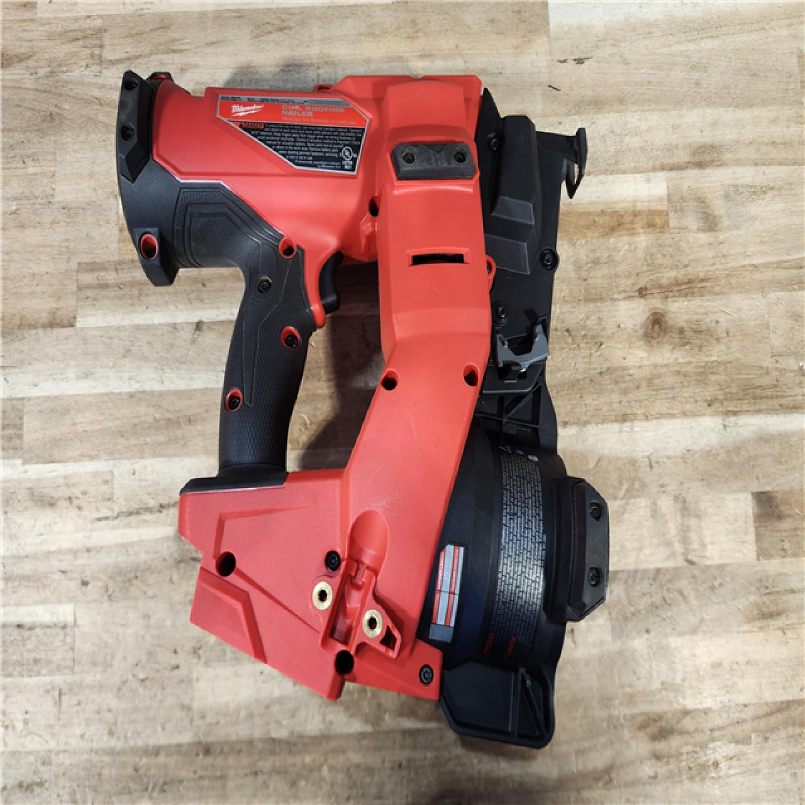 HOUSTON LOCATION - AS-IS Milwaukee FUEL 18-Volt Lithium-Ion Brushless Cordless Coil Roofing Nailer (Tool Only)