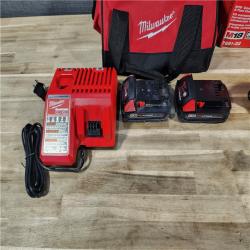 HOUSTON LOCATION - AS-IS Milwaukee M18 18V Cordless Brushed 2 Tool Drill/Driver and Impact Driver Kit
