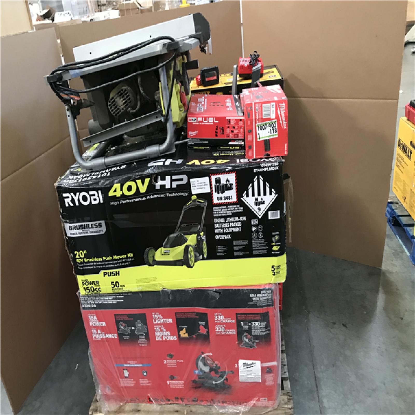 CALIFORNIA AS-IS TOOL PALLET