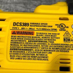 AS-IS DEWALT FLEXVOLT 60V MAX Cordless Brushless Reciprocating Saw (Tool Only)