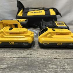 AS-IS DEWALT 20V XR Lithium-Ion Cordless Brushless 1/2 in. Drill/Driver Kit