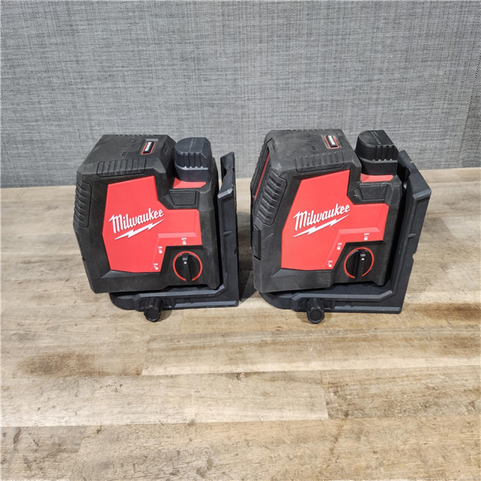 HOUSTON LOCATION - AS-IS MILWAUKEE 2 CROSSLINE LASER COMBO