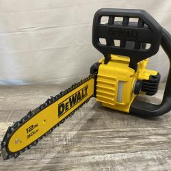 AS-IS DEWALT 20V MAX Compact 12 Brushless Cordless Chainsaw Kit