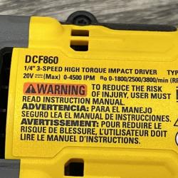 AS-IS DEWALT 20V MAX XR Cordless Impact Driver (Tool Only)