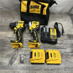 AS-IS DEWALT ATOMIC 20-Volt MAX Lithium-Ion Cordless Combo Kit