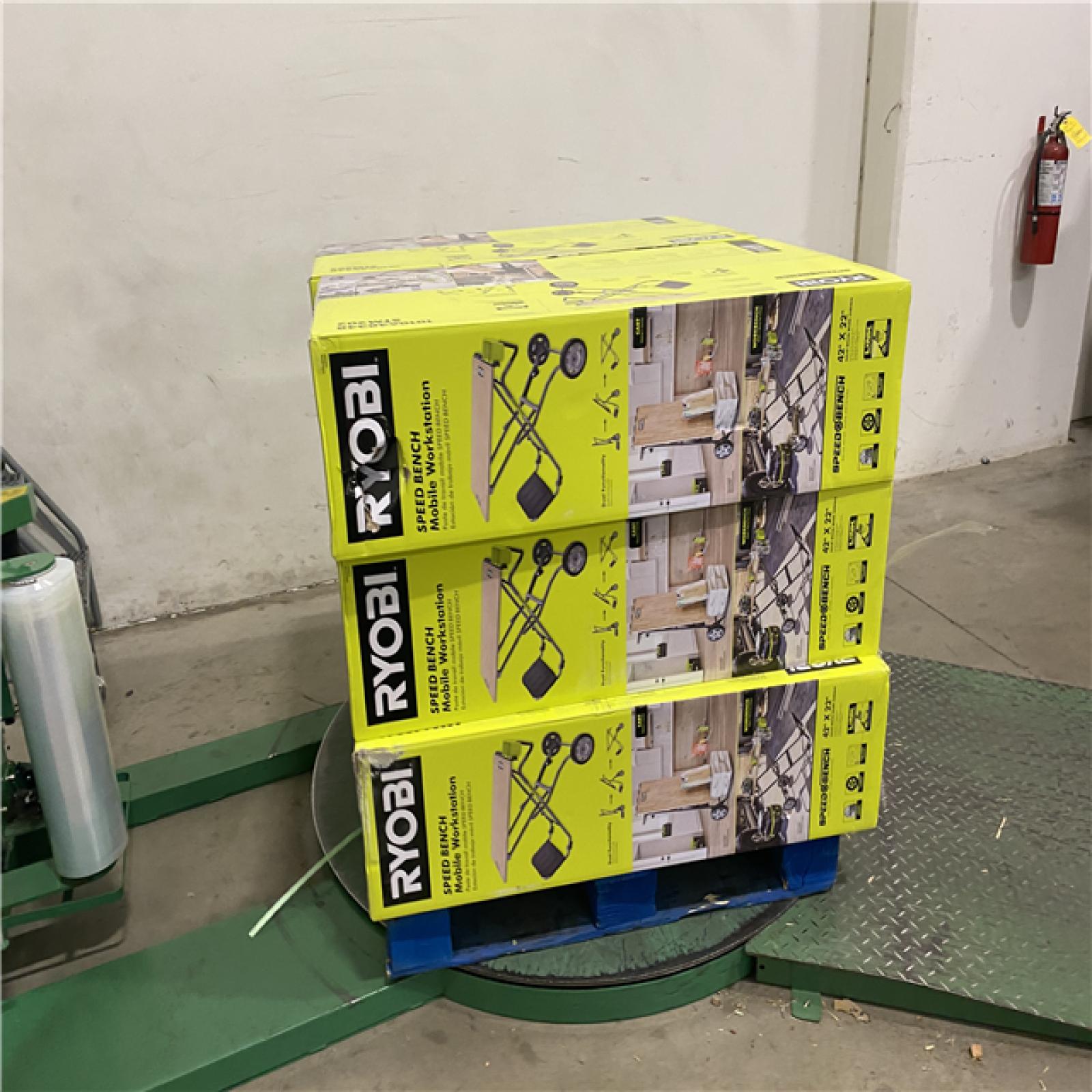 DALL AS LOCATION - NEW! RYOBI SPEED BENCH Mobile Workstation PALLET -(6 UNITS)