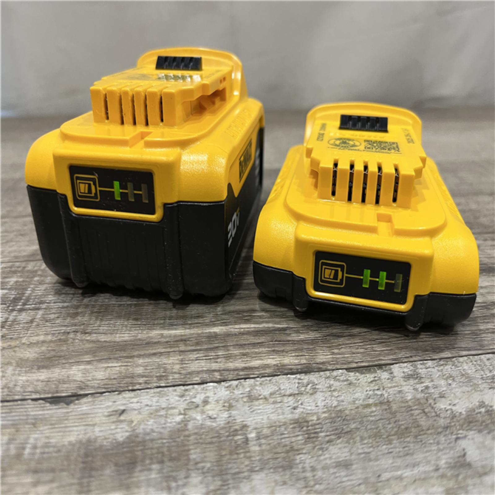 AS-IS DEWALT 20V MAX Lithium-Ion Battery Kit with 5.0Ah and 2.0Ah Battery and Charger