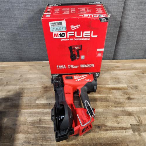 HOUSTON LOCATION - AS-IS Milwaukee M18 FUEL Coil Roofing Nailer (TOOL ONLY)