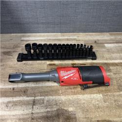 Houston Location AS-IS Milmaukee Ratchet Wrenches for Milwaukee 3050-20 M12 FUEL 12V Extended Reach Box Ratchet - Bare Tool