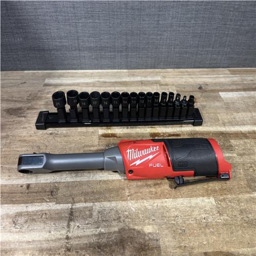 Houston Location AS-IS Milmaukee Ratchet Wrenches for Milwaukee 3050-20 M12 FUEL 12V Extended Reach Box Ratchet - Bare Tool