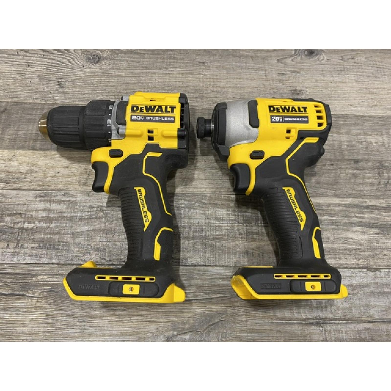 AS-IS DEWALT ATOMIC 20-Volt MAX Lithium-Ion Cordless (2-Tool) Combo Kit