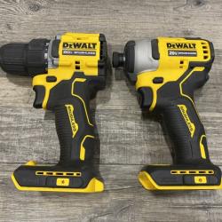 AS-IS DEWALT ATOMIC 20-Volt MAX Lithium-Ion Cordless (2-Tool) Combo Kit