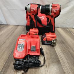 AS-IS- Milwaukee M18 Compact Brushless 2-Tool Combo Kit