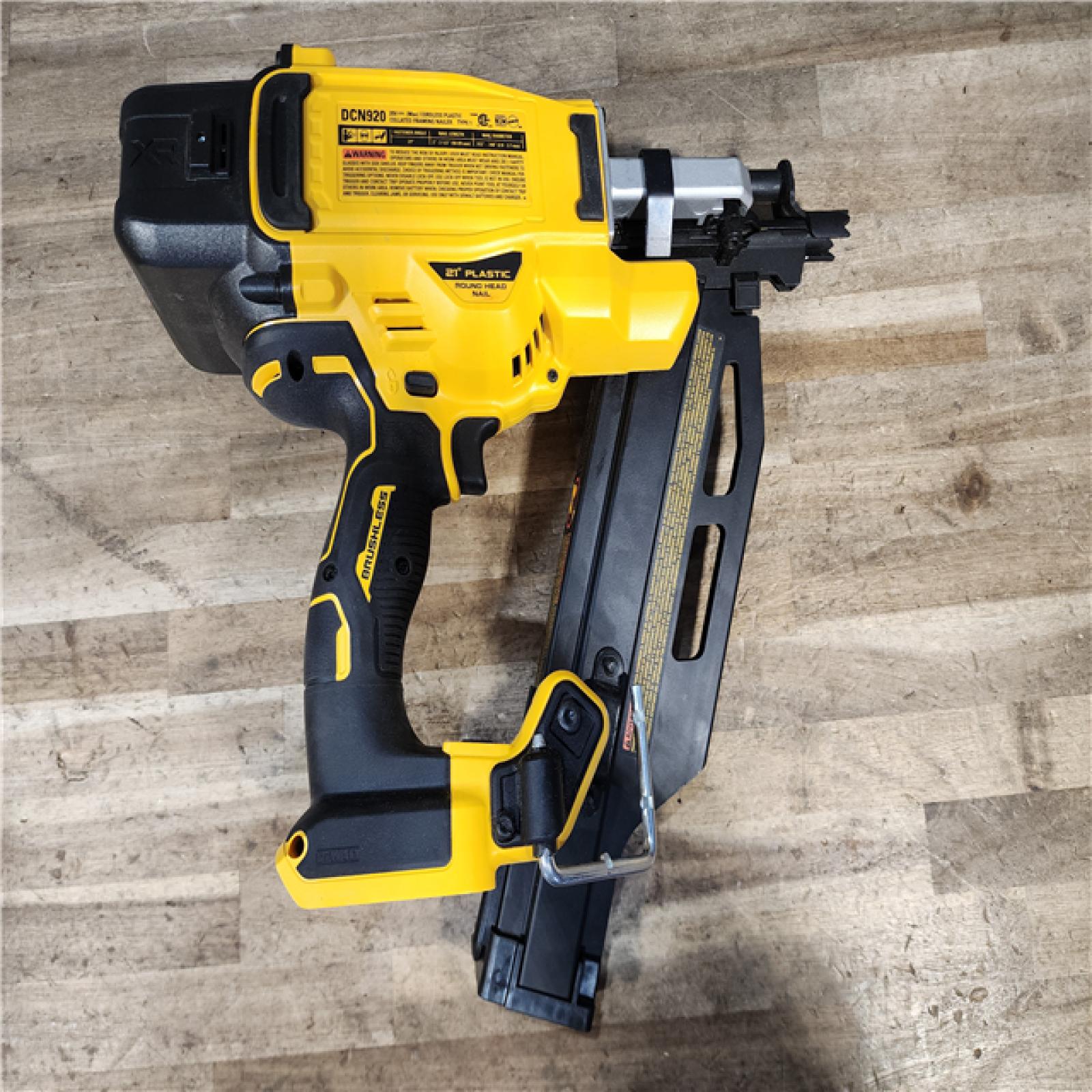 HOUSTON LOCATION - AS-IS DEWALT 20-Volt 21° Cordless Framing Nailer (Tool-Only)