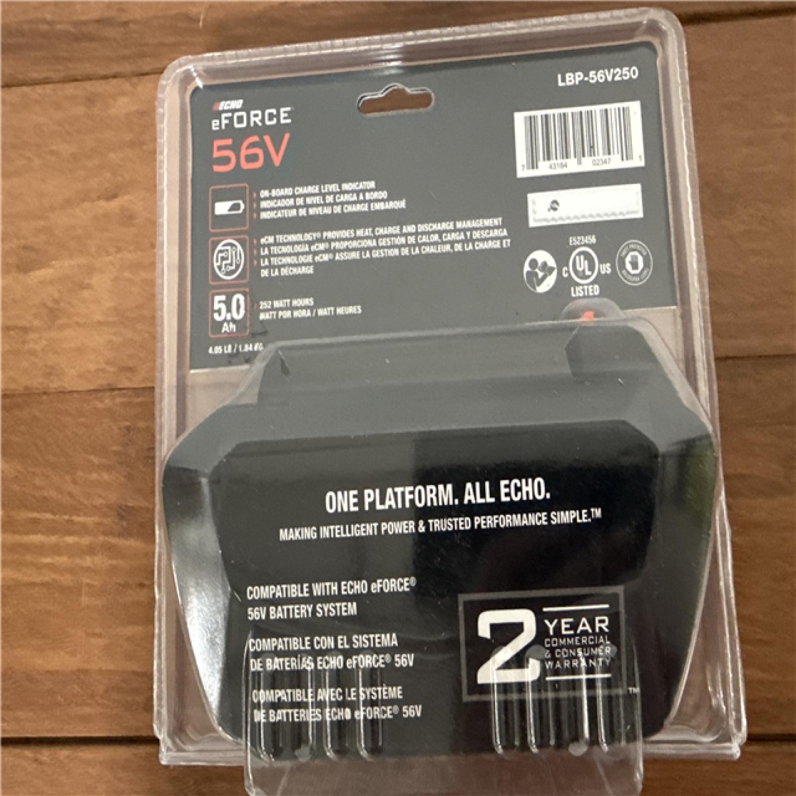 California NEW Sealed Echo eForce 56V Battery 5.0Ah (1)