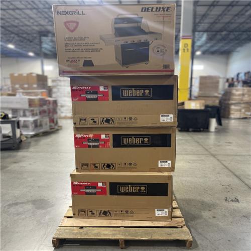 DALLAS LOCATION- AS-IS LIQUID PROPANE GRILL MIXED PALLET (4 UNITS)