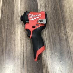 AS-IS Milwaukee FUEL 12V Lithium-Ion Brushless Cordless 1/4 in. Hex Impact Driver (Tool-Only)