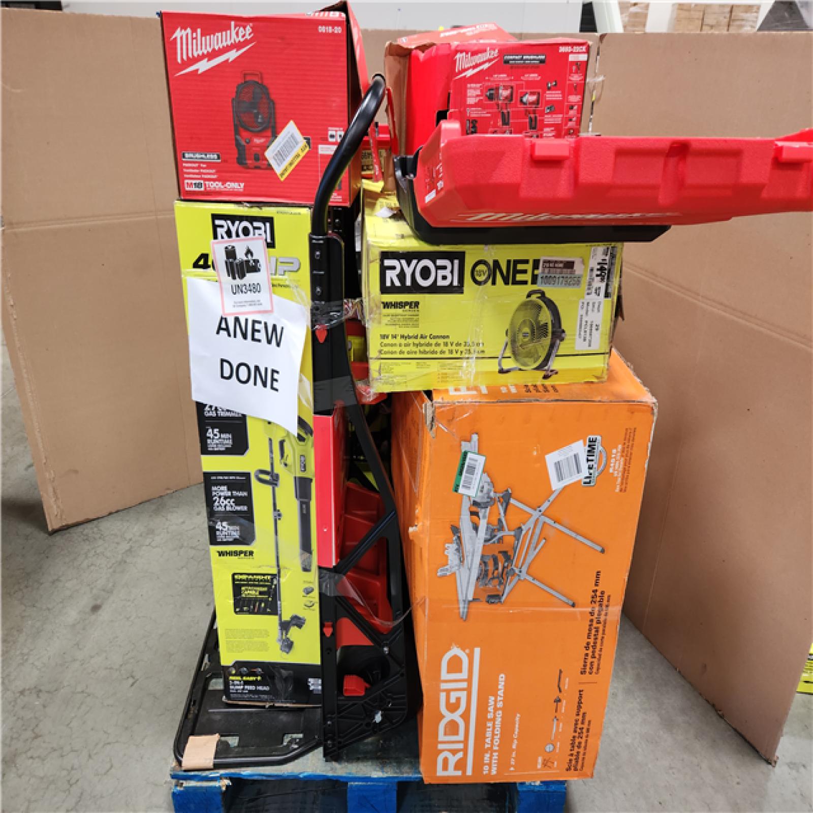 CALIFORNIA AS-IS TOOL PALLET