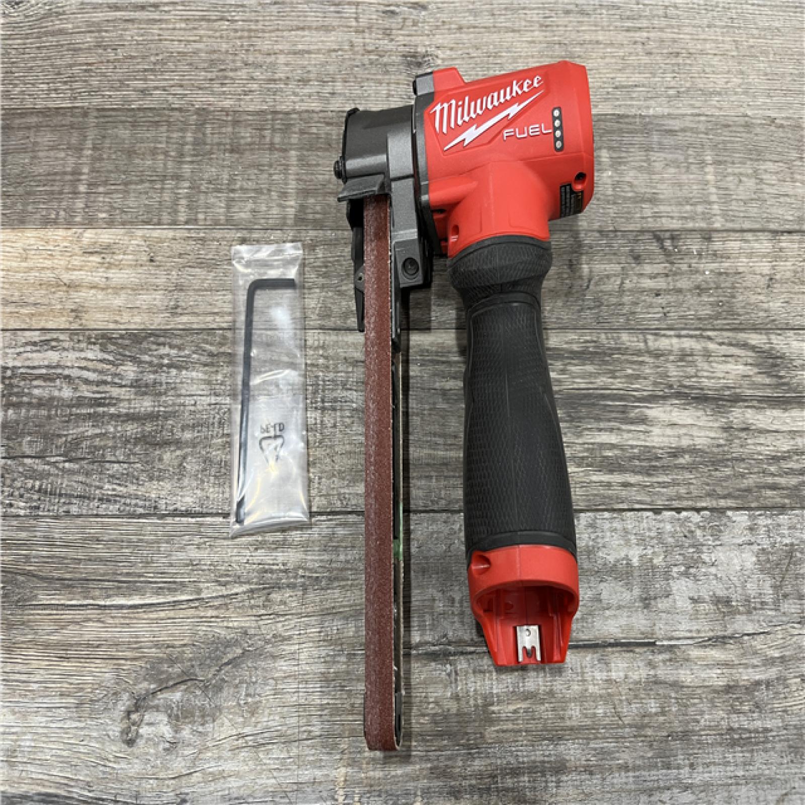 AS-IS Milwaukee  FUEL 12V Lithium-Ion Brushless Cordless 1/2 in. x 18 in. Bandfile (Tool-Only)