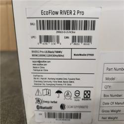 Phoenix NEW EcoFlow 800W Output/1600W Peak Push-Button Start Battery Generator RIVER 2 Pro, LFP Battery, Fast Charging for Outdoor, Camping