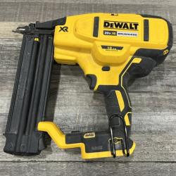 AS-IS DEWALT 20V MAX XR Lithium-Ion Electric Cordless 18-Gauge Brad Nailer (Tool Only)