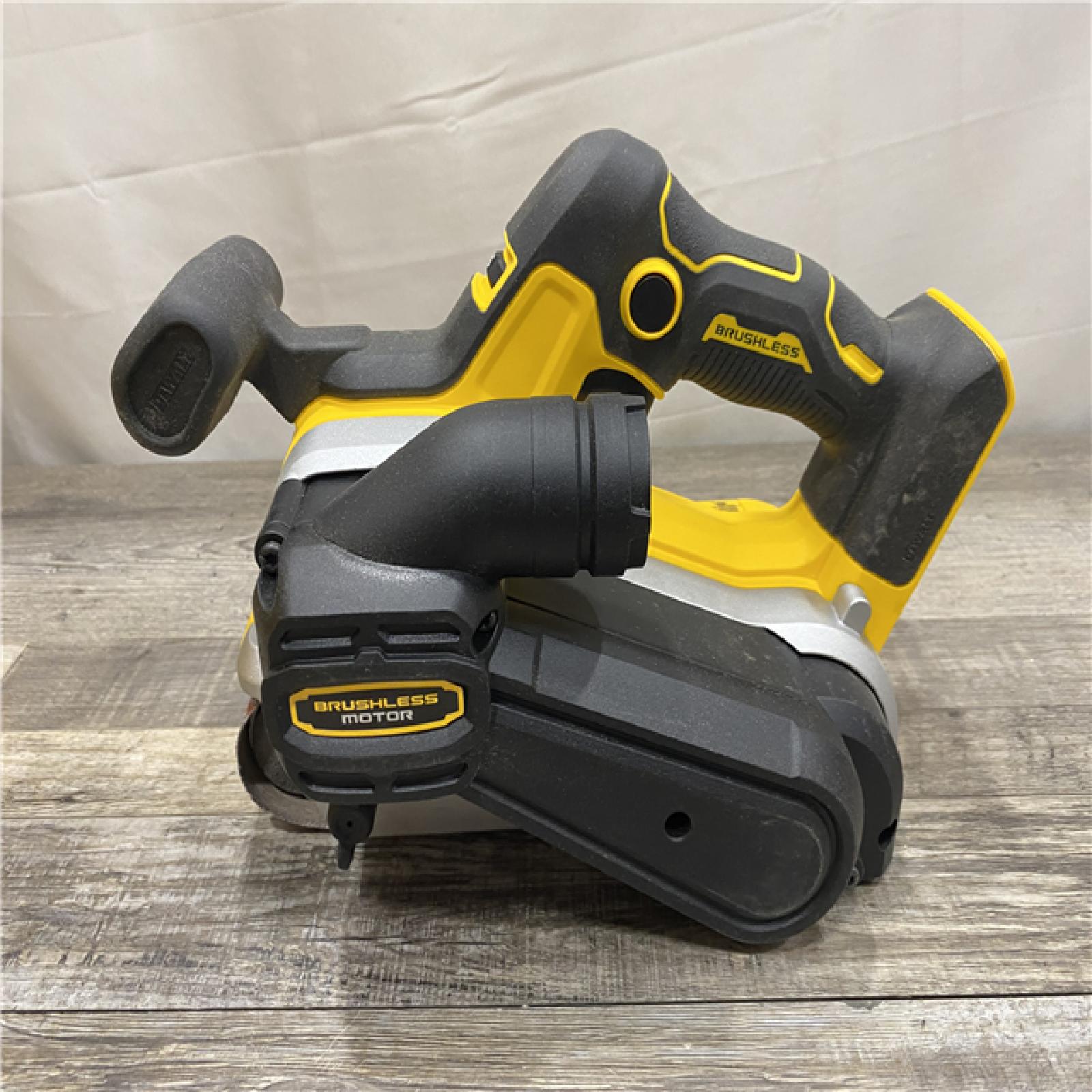 AS-IS DEWALT 20V MAX* XR Brushless Cordless Belt Sander (Tool-Only)