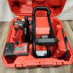 AS-IS- M18 2000 Ft. Red Exterior Rotary Laser Level Kit with Receiver and Receiver Clamp