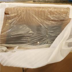 Phoenix LIKE NEW MODWAY Devote 75 in. Tan Faux Leather 2-Seats Loveseats with Dense Foam Padding