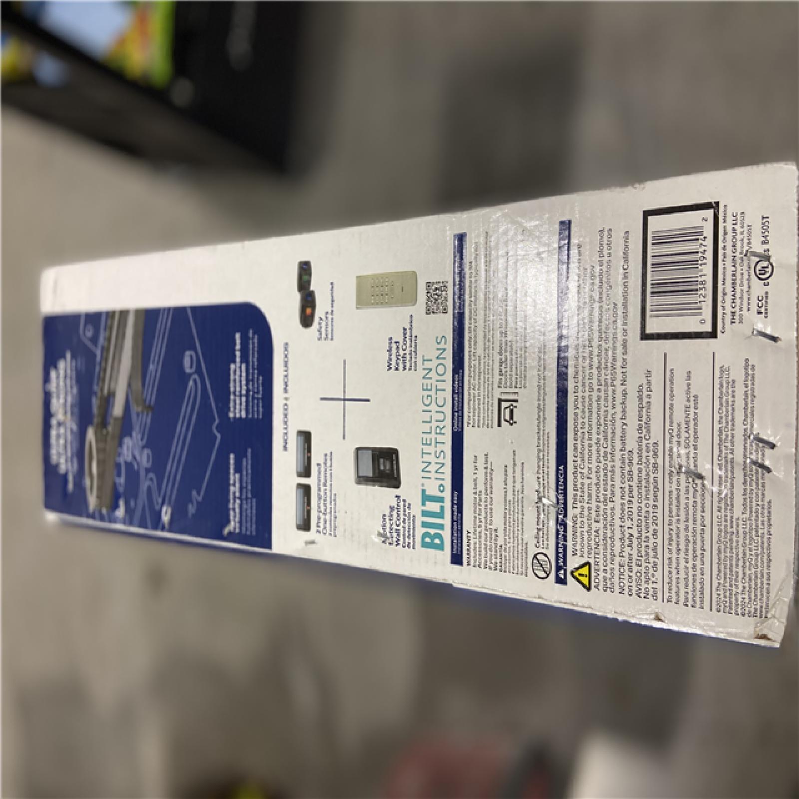 NEW! - Chamberlain 3/4 HP Smart Quiet Belt Drive Garage Door Opener