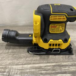 AS-IS DEWALT 20V MAX XR Cordless Brushless 1/4 Sheet Variable Speed Sander (Tool Only)