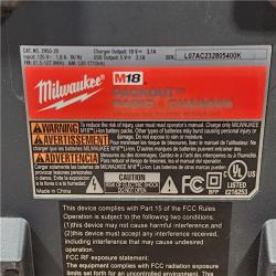 HOUSTON LOCATION - AS-IS Milwaukee M18 Lithium-Ion Cordless PACKOUT Radio/Speaker with Built-in Charger (Tool Only)