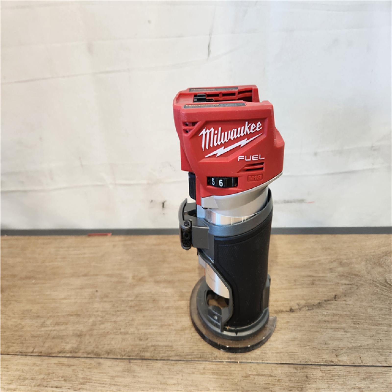 AS-IS- Milwaukee M18 FUEL 18V Cordless Li-Ion Compact Router - Bare Tool